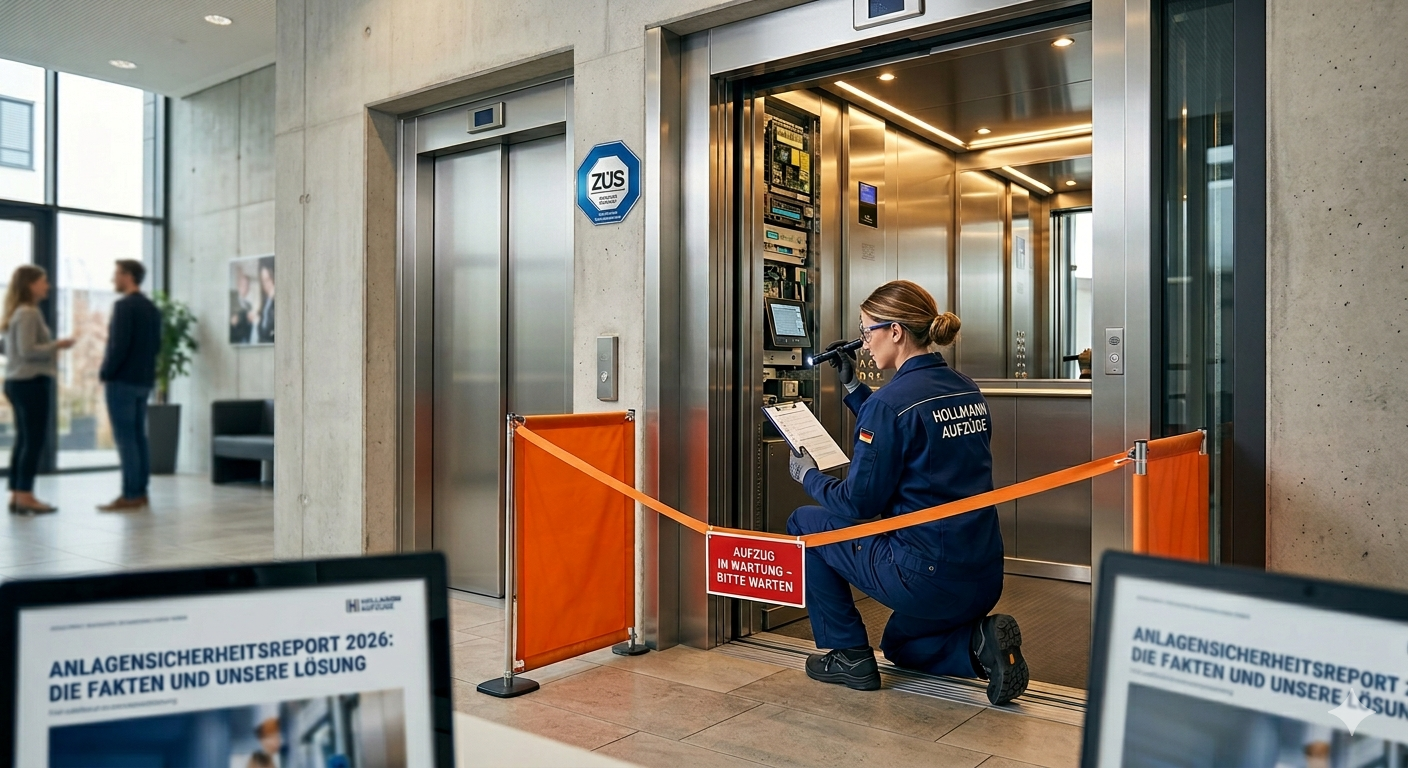 Anlagensicherheitsreport Mängelquote bei Aufzügen 2026